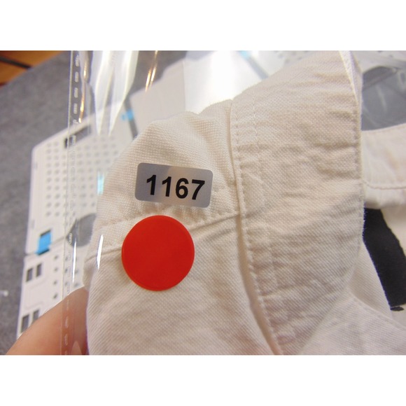 NaSo Shirt Mens XL White Band Collar Pullover Embroidered Trim Boho Casual - Picture 8 of 8